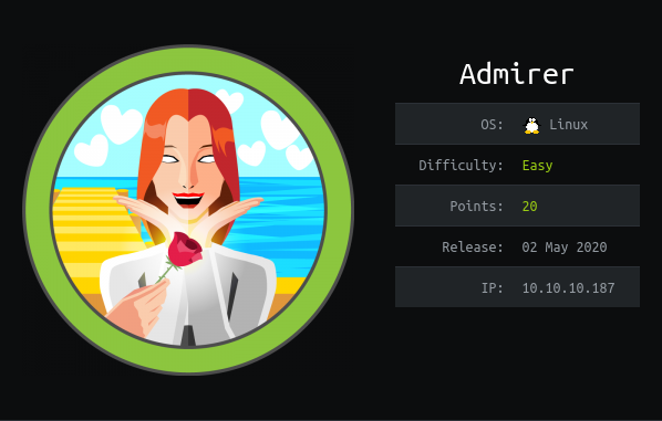 Admirer HackTheBox Machine