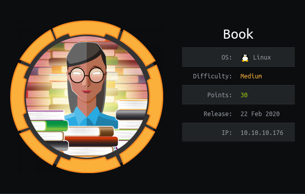 Book HackTheBox Machine
