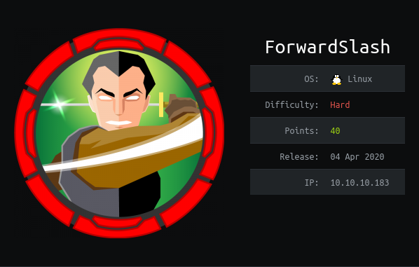 ForwardSlash HackTheBox Machine