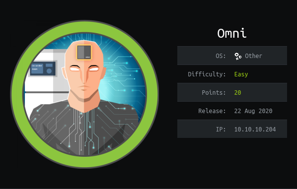 Omni HackTheBox Machine