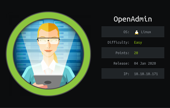 OpenAdmin HackTheBox Machine
